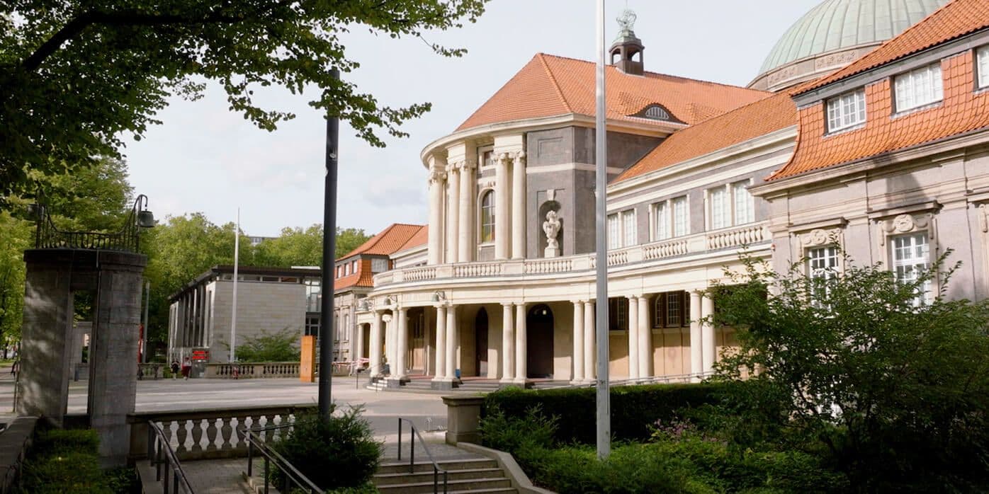University of Hamburg main campus building in Hamburg, Germany.