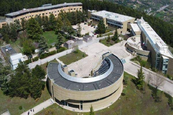 View of the University of L'Aquila campus in Italy