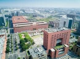University of Milano-Bicocca modern campus buildings in Milan, Italy