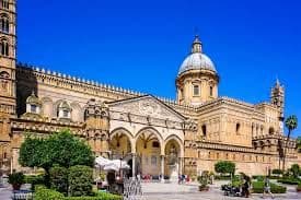 University of Palermo historic campus view – Palermo, Sicily, Italy