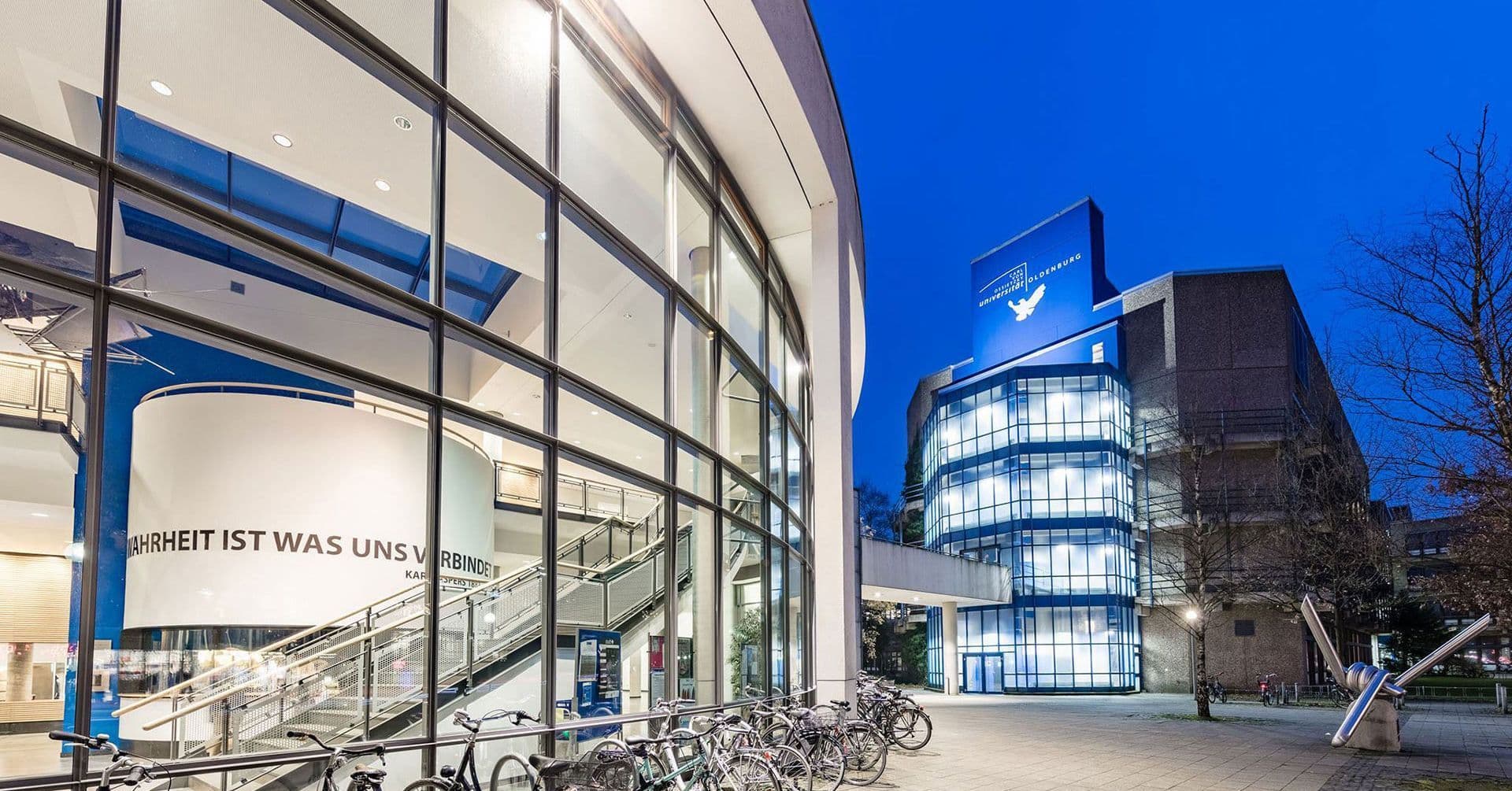 Carl von Ossietzky University of Oldenburg main campus with modern academic buildings